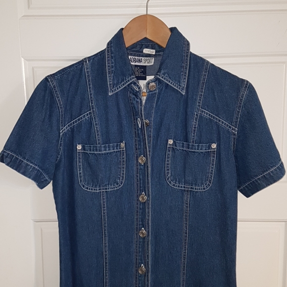 🌼RARE🌼90s Vintage Adriana denim dress - Picture 4 of 6